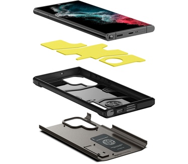 Spigen Tough Armor (Galaxy S22 Ultra 5G) Zwart