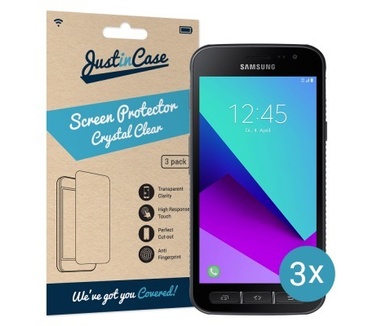 Just in Case Samsung Galaxy Xcover 4 Screenprotector - 3 stuks - Crystal Clear