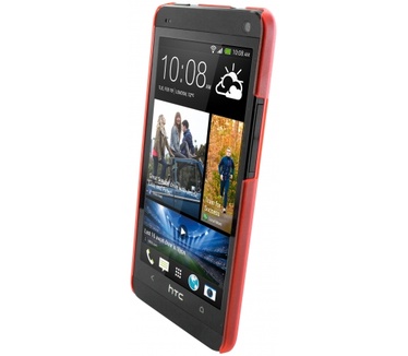 Mobiparts Mobiparts Slim Case HTC One Frosted Red