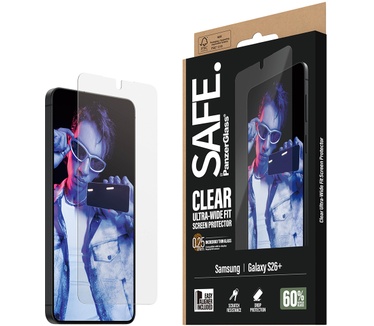 PanzerGlass SAFE. by PanzerGlass® Screen Protector Samsung Galaxy S26+ | Ultra-Wide Fit w. EasyAligner