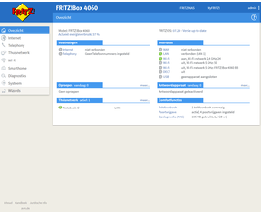 Fritzbox 4060 - webinterface