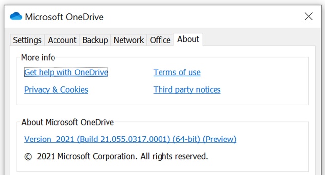 OneDrive 64-bit