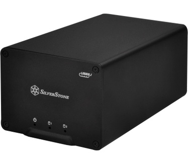 Silverstone SST-DS223 Zwart