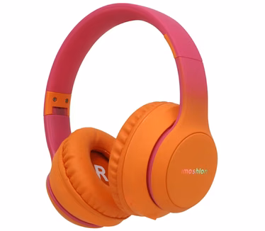 Imoshion Draadloze Kinderkoptelefoon, LED Light Oranje, Roze