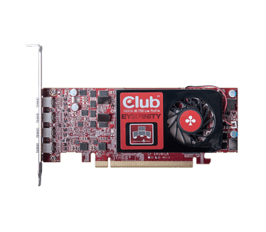 Club3D Club 3D Radeon HD7750 Eyefinity4 LP