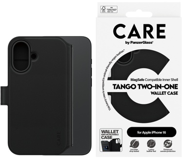 PanzerGlass CARE by PG Tango 2in1 wall iPhone16 6.1 (Apple - iPhone 2024 6.1'') Transparant