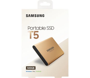Samsung Portable SSD T5 500GB Goud