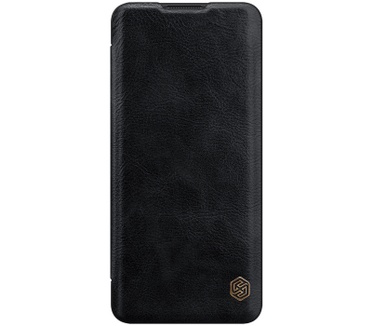 Nillkin Qin PU Leather Book Case voor OnePlus 9 Pro - Zwart Zwart