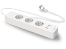 TP-Link Tapo P300 stekkerdoos met 2 USB-poorten en 1 type C-poort, meervoudige stekkerdoos overspanningsbeveiliging, werkt Alexa, Google Home, HomeKit spraakbediening, afstandsbediening, 1,5 m, wit