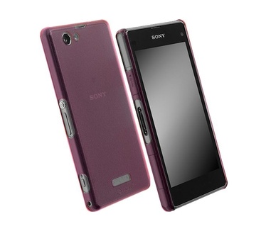 Krusell FrostCover Sony Xperia Z1 Compact (transparant pink)