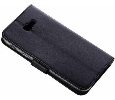 Luxe Lederen Bookcase hoesje voor de Samsung Galaxy A7 2017 - Zwart (Samsung Galaxy A7 2017) Zwart