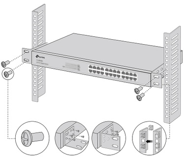 TP-Link 13 Inch Switch Rack Mount Kit