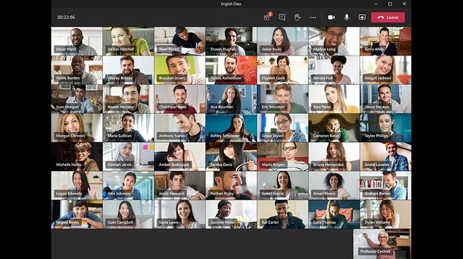 Aanpasbare achtergronden en 7x7-grid in Microsoft Teams