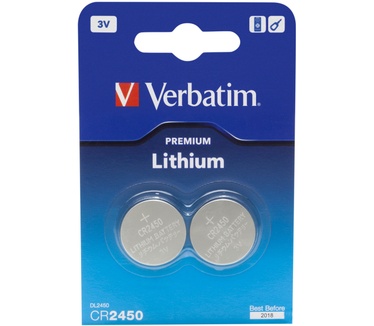 Verbatim Lithium-knoopbatterijen CR2450