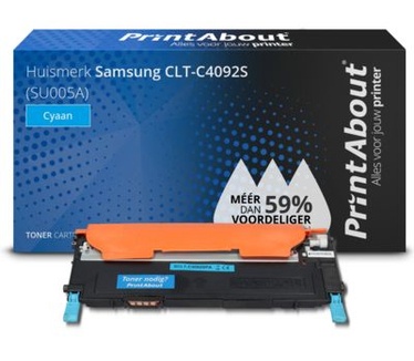 PrintAbout Huismerk Samsung CLT-C4092S (SU005A) Toner Cyaan