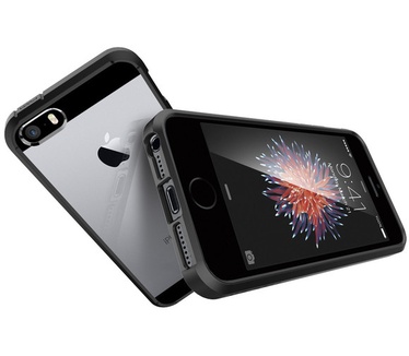 Spigen Ultra Hybrid Apple iPhone SE Case Zwart