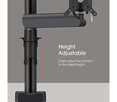 Vogel's MOMO 2237B Monitorarm Motion Aan en door het bureau 10-34 inch voor 2 schermen