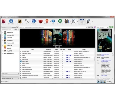 Calibre screenshot (481 pix)