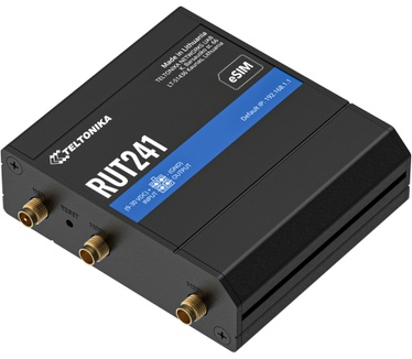 Teltonika RUT241 eSIM | Industrieller 4G-LTE-Router | Cat 4, 2x RJ45 100Mb/s, eSIM