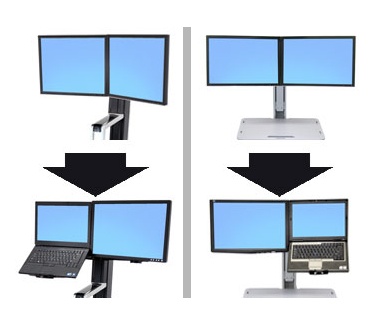 Ergotron Convert-to-LCD & Laptop Kit from Dual Displays