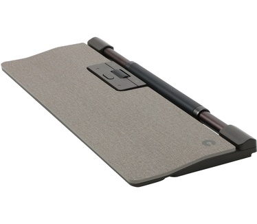 Contour Design RollerMouse Pro draadloos met Regular polssteun in stof Lichtgrijs