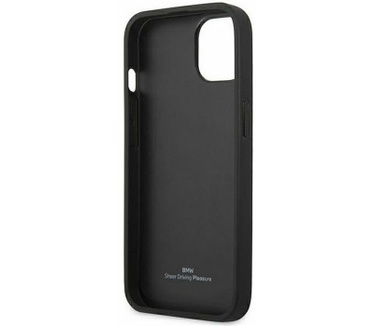 BMW M-Line Tricolor Hard Case Apple iPhone 13 Mini (5.4") - Zwart Zwart