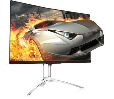 AOC AG272FCX Zilver, Zwart