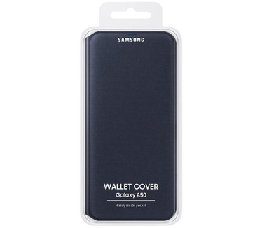 Samsung Galaxy A50 Wallet Cover  Zwart