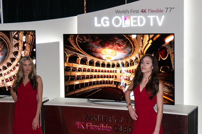 LG oled televisies CES2014
