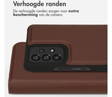 Accezz Premium Leather 2 in 1 Wallet Bookcase Samsung Galaxy A53 - Bruin