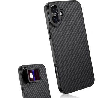 Mojogear 17mm lens case voor iPhone 16 Plus - Carbon Carbon
