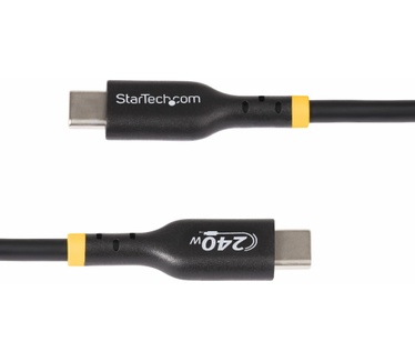 Startech.com 2m USB-C Laadkabel, USB-IF Gecertificeerde USB Kabel, 240W PD EPR, USB 2.0 Type-C Laptop Laadkabel, USB-C Data Transfer Kabel, TPE Mantel, M/M