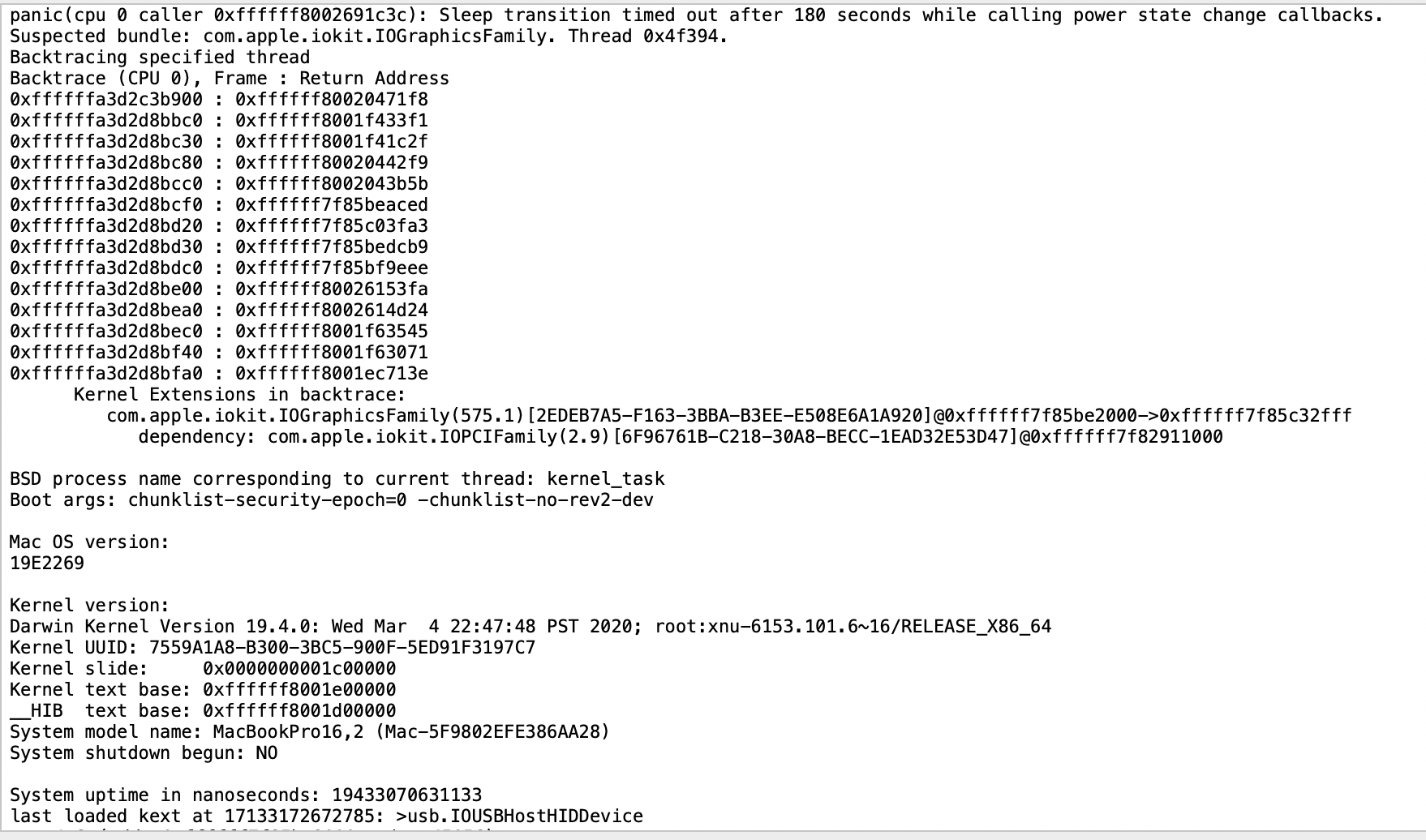 Macbook pro error - Macs en software - GoT