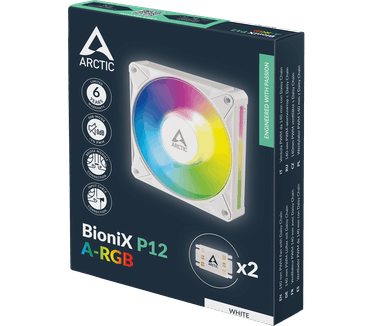 ARCTIC BioniX P14 A-RGB, 1-pack, Wit, 140mm