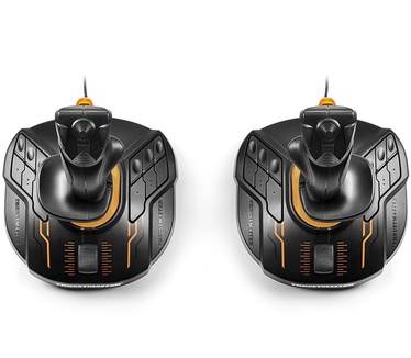 Thrustmaster Joystick T.16000M Space Sim Duo Stick Oranje, Zwart