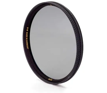 B+W Polarisatie-fiter circulair - S03 Basic Line - 105 mm, MRC 16x, Grip-draairing, voor groothoek tot telelens