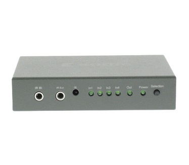 König 4-poorts HDMI-schakelaar 4x HDMI-ingang - HDMI-uitgang donke