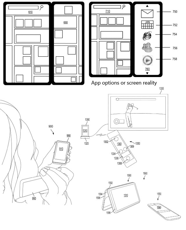 Microsoft patent voor dualscreen