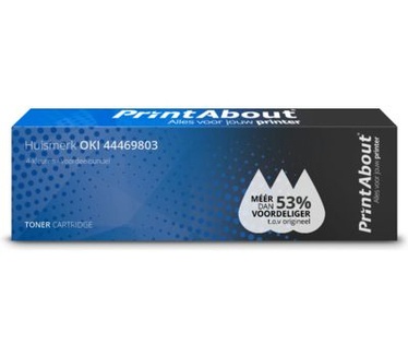 PrintAbout Huismerk OKI 44469803 Toner 4-kleuren Voordeelbundel