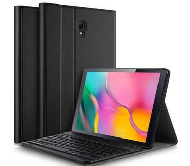 qMust Samsung Galaxy Tab S5e Slimline AZERTY Bluetooth Keyboard zwart