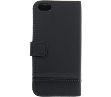 BMW Imprint Real Leather BookCase - Apple iPhone 7 (4,7") - Zwart Zwart