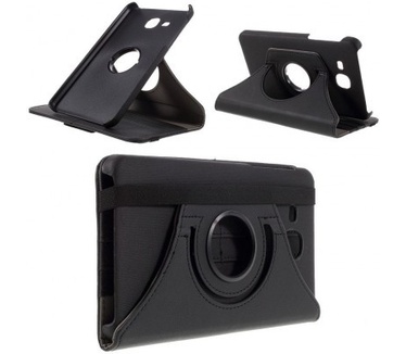 qMust Rotating 360 Case Samsung Galaxy Tab A 7.0 (2016) - Folio hoes met stand - Black