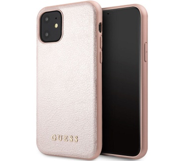 Guess IriDescent Hard Case voor Apple iPhone 11 (6.1")  Rosé Goud