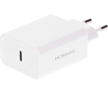 Mobiparts Wall Charger USB-C 30W White (with PD)