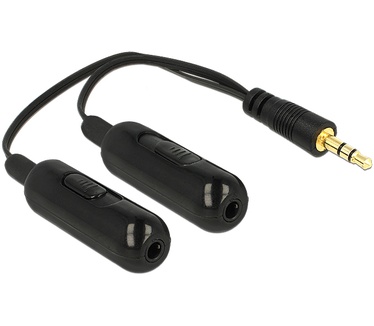 Delock 0.19m, 3.5mm/2x3.5mm