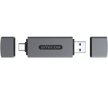 Sitecom USB-A + USB-C Stick Card Reader (104MB/s) kaartlezer