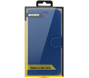 Accezz Wallet Softcase Bookcase iPhone 11 Pro - Blauw (iPhone 11 Pro) Blauw