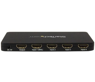 Startech.com 4-poorts HDMI automatische videoswitch met aluminium behuizing en MHL ondersteuning   4K 30 Hz