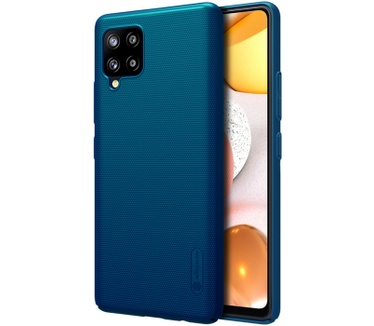 Nillkin Frosted Shield Hard Case - Samsung Galaxy A42 - Blauw Blauw