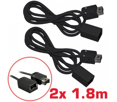 Merkloos 2 Verlengkabels voor Nintendo Mini Classic NES Controller 1.8 meter (2016 model)
